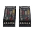 thumbnail image 2 of Fydun 2Pcs 2 Way Car Audio Crossover Overcurrent Protection  Universal Heat Dissipation Speaker Frequency Divider  Car Speaker Crossover Bass Treble Board Audio Modification, 2 of 8