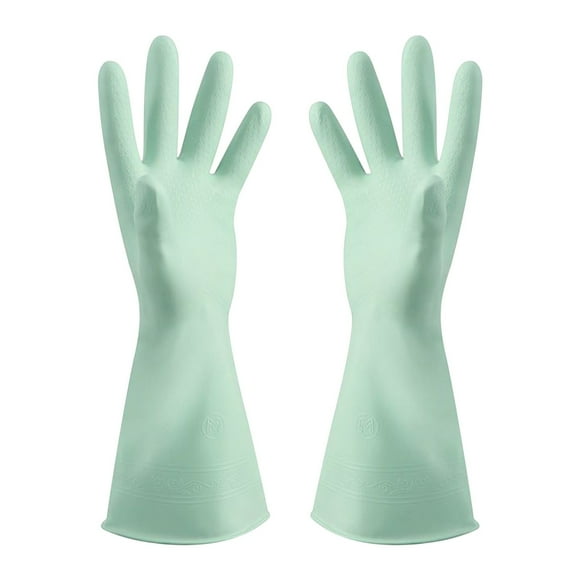Meitianfacai Gants en Caoutchouc, Gants de Nettoyage, Gants de Vaisselle Réutilisables, Gants de Vaisselle de Cuisine, Gants Ménagers Imperméables et Durables pour la Lessive, le Jardinage