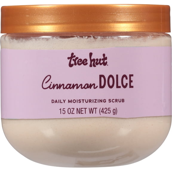 Tree Hut Cinnamon Dolce Daily Moisturizing Scrub – Whipped Body Exfoliator – 15 oz