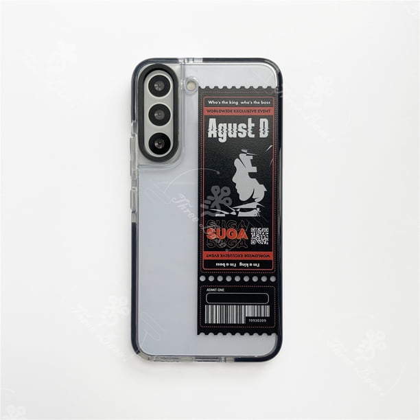 Funda Para Teléfono Suga AgustD D-DAY Para Samsung Galaxy S23PLUS S23 S23Ultra S23 + S22 S22 + S22Ultra S21 S21Plus S21Ultra S20 S20 + S20Ultra S20FE S21FE S10 S10 + S10E Blanda A Prueba De Golpes
