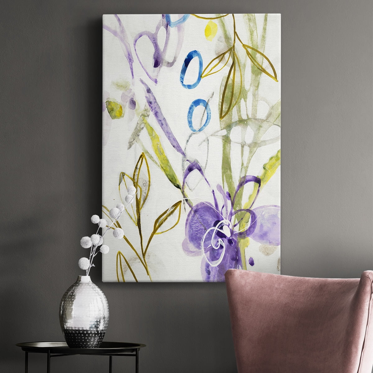 On A Whim II Premium Gallery Wrapped Canvas - Ready to Hang