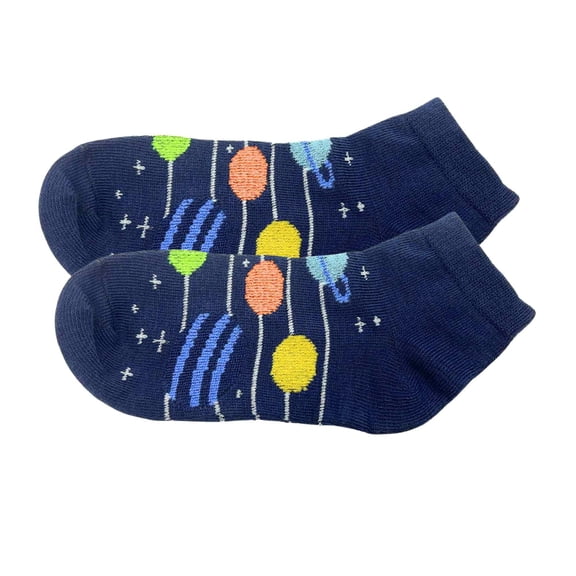 Kids Navy Ankle Socks Comfortable Stretch Fit 1 Pair