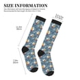 thumbnail image 4 of Sikiie Surf Shark 1 Pairs Compression Socks for Men and Women 15-20 mmHg Running Support Socks, 4 of 7