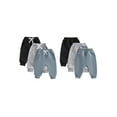 thumbnail image 2 of 3 Pack Toddler Baby Boys Sweatpants 0 6 12 18 24 Months 2T 3T Solid Color Elastic Waist Trousers Bottoms Casual Pants Long Pants, 2 of 9