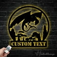thumbnail image 3 of Handmadetneonsign Personalized Dragon Name Sign Decoration For Room, Flying Dragon Metal Art, 3 of 5
