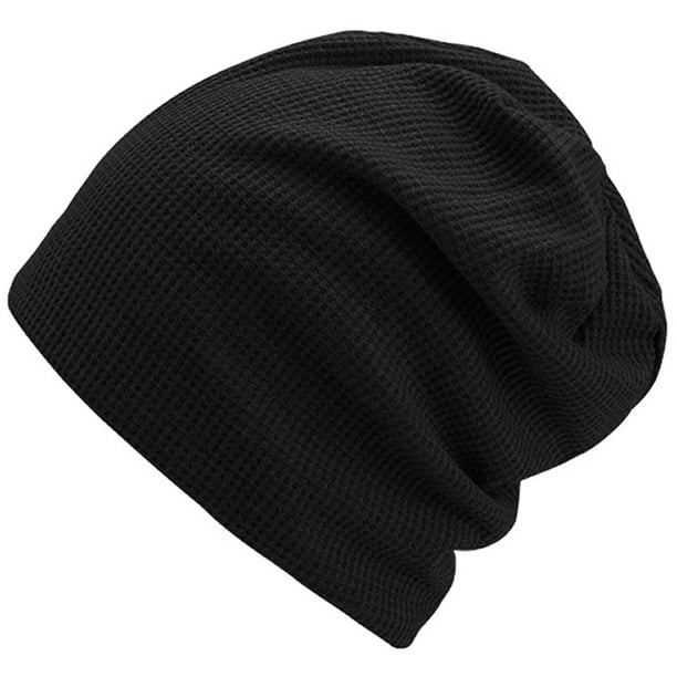 1 paquete de sombreros de algodón a la moda, gorros para la cabeza para mujeres y hombres, gorro de punto versátil para primavera y otoño