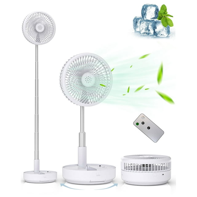 Ventilador portátil oscilante recargable Primevolve de 7,7"