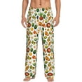 thumbnail image 2 of Lsque Lemon Fruits Vegetables Print Men's Pajama Pants, Lounge Pant - Comfortable Home Wear,Elastic Waistband, Stylish Design-Large, 2 of 9