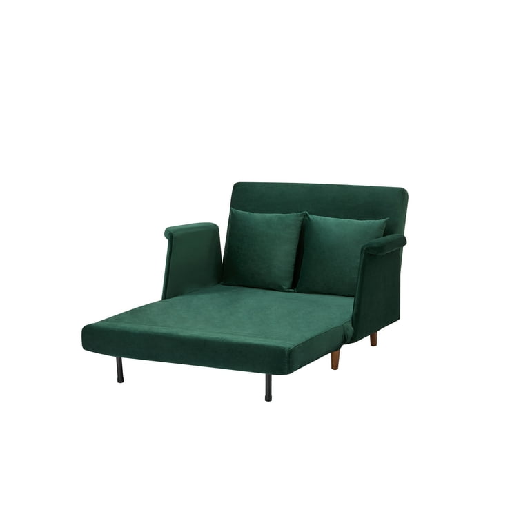Boston velvet online convertible chair