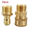 thumbnail image 5 of Pressure Washer Quick Release 14.8mm 3/8In Male To M22 Male Fitting Coupling Set, 5 of 5