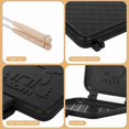 thumbnail image 3 of Panini Press Sandwich Machine Aluminum Alloy Double Sided Heating Nonstick Grilled Sandwich Breakfast Maker with Handle, 3 of 5