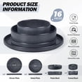 thumbnail image 4 of Vesteel 16 Pieces Dinnerware Sets, Premium Stoneware Dishes Set for 4, Ceramic Plates and Bowls Set for Home Restaurant, Microwave and Dishwasher Safe - Deep Gray, 4 of 9