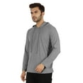 thumbnail image 4 of Inkmeso Solid Winter Hooded Sweatshirt For Mens Long Sleeve Drawstring Pullover Hoodie, 4 of 7