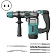 thumbnail image 2 of Lorelo 3 in 1 Hammer Drill, 1-1/4 Inch 13 Amp Heavy Duty Rotary Hammer Drill with Safety Clutch, 4 Functions and Variable Speed, Including Chisels and Drill Bits, 2 of 7