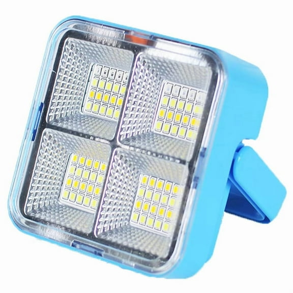 Rechargeable Solar LED Spotlight - USB Outdoor Floodlight, Powerful Projector Construction Lamp for Enhanced Visibility