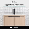 thumbnail image 4 of Fine Fixtures Kingsford Vanity 24" Wide With Doors - White Oak- Sink Included, 4 of 10