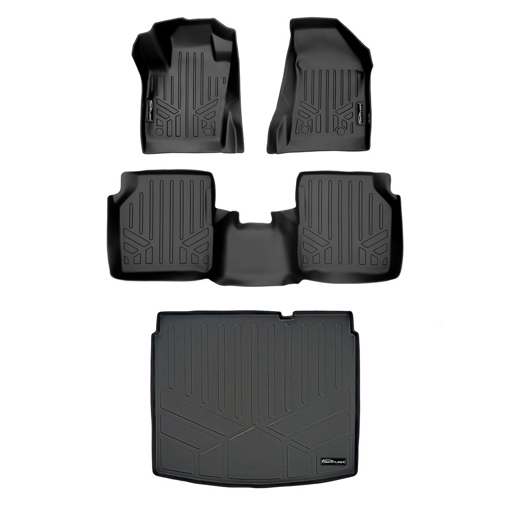 Smartliner Custom Floor Mats Cargo Liner Set for 172019 Jeep Compass