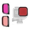 thumbnail image 1 of Filters 3pcs Underwater Filter Lenses Kit Compatible with   8 Black Camera Waterproof Housing Case, 1 of 7