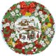 thumbnail image 2 of Kit Corona Navidad Con Forma Especial Parcial DIY 5D 30x30cm, 2 of 9