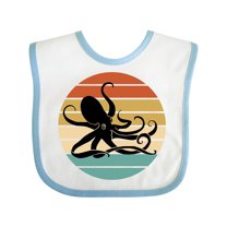 Inktastic Octopus Vintage Sunset Boys or Girls Baby Bib