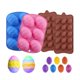 thumbnail image 2 of Molde de silicona, 4 piezas de huevo de Pascua, molde de silicona para pastel, herramienta para hornear, confiabilidad excepcional, 2 of 8