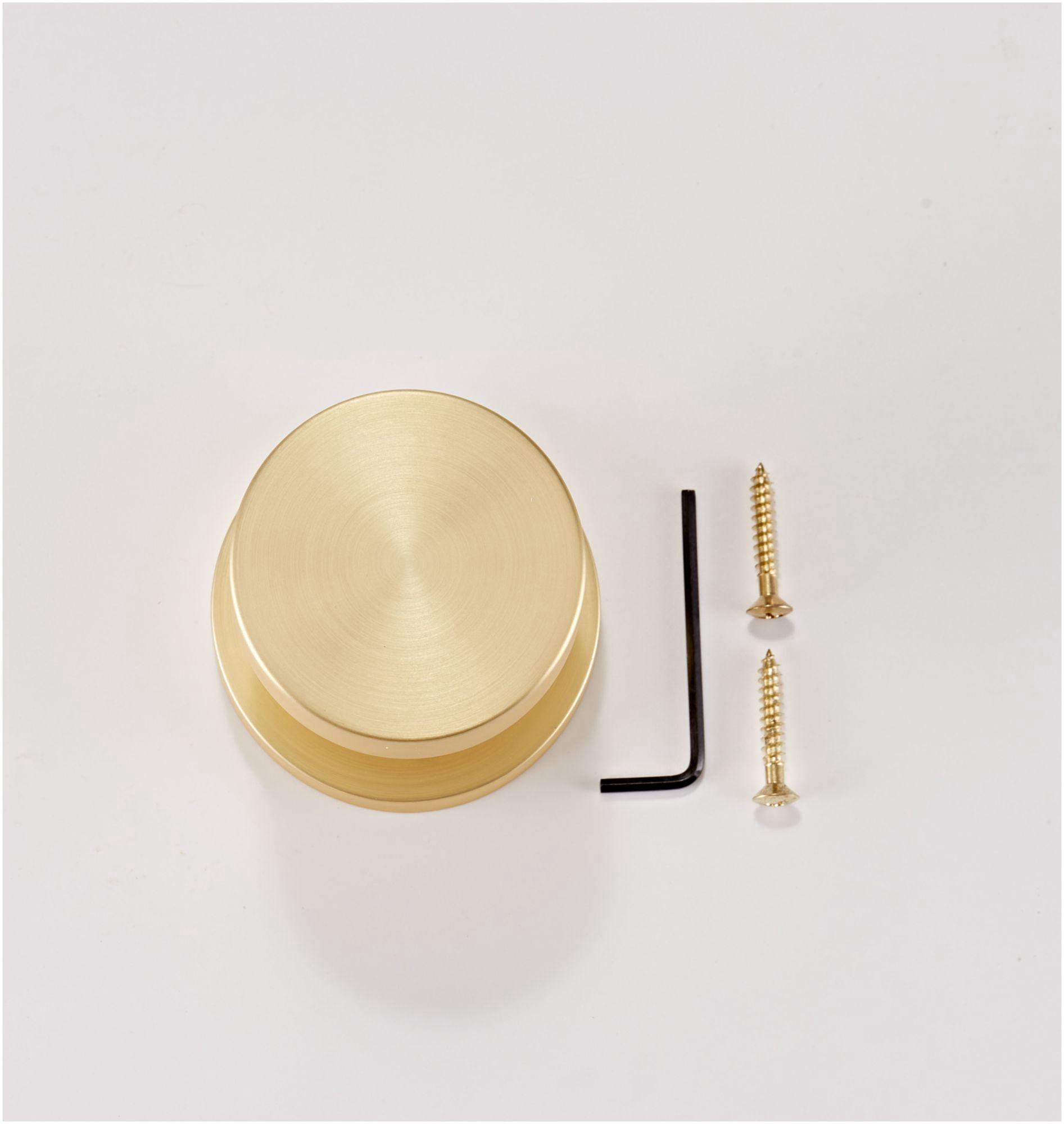 Sure-Loc ZH100-RD SB Zurich Non-Turning One-Sided Dummy Door Knob - Brass