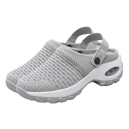 

1 Pair Mesh Cloth Daily Sandals Breathable Female Sandals Air Cushion Sandals