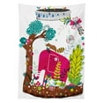 thumbnail image 3 of Ambesonne Animal Tablecloth Rectangular Table Cover, Jungle Animals, 60"x90", Multicolor, 3 of 4