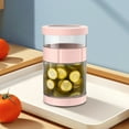 thumbnail image 6 of Leodye Pickle Jar with Strainer Flip, Pickle Container, Glass Kraut Juice Separator Jar-Leakproof Airtight Lid, Hourglass Food Storage Flip Jar for Olive,Jalapeno,Sliced Pickles-Dishwasher Safe, 6 of 6