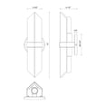 thumbnail image 7 of WV334215PNAR-Alora Lighting-Valencia - 2 Light Bath Vanity-15 Inches Tall and 3.63 Inches Wide-Polished Nickel Finish, 7 of 7