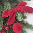 thumbnail image 6 of 2026 Christmas Indoor Home Decor Christmas Simulated Green Wreath Hanging Ornament 60cm Long Wall Door Decor For Holiday Season Indoor Outdoor Festive, 6 of 7