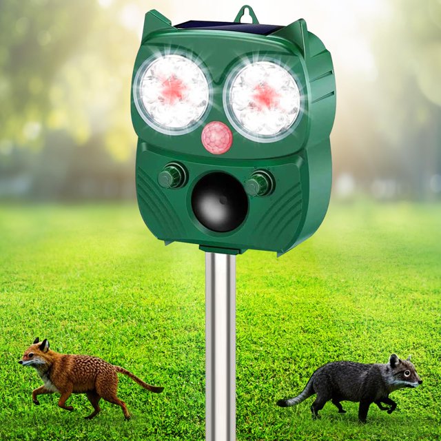 Repelente solar de animales RC Tech Trading Ultrasonic IP66