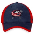 thumbnail image 2 of Men's Fanatics Navy/Red Columbus Blue Jackets Authentic Pro Rink Camo Flex Hat, 2 of 4