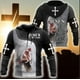thumbnail image 2 of Sudadera con capucha Caballero Templario Armadura Jesús Dios Guardia Caballero Sudadera con estampado 3D Hombres Mujeres Sudadera con capucha de gran tamaño Niños Jersey Ropa, 2 of 4
