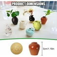 thumbnail image 6 of 8PCS Mini Ceramic Vase Magnets - 3D Flower Fridge Magnets, Cute Decorative Holders for Notes & Photos, 6 of 6