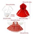 thumbnail image 6 of Novryn Goose Outfit Christmas Clothes For Yard, 22 x 14 Inch Polyester Cover With A Printed Holiday Pattern And A Slip On Fit, Porch Lawn Garden Or Front Yard Display Use, 6 of 9