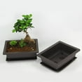 thumbnail image 4 of Yuedong Plant Pot Bonsai Training Pots with Tray Flower Pot Square Succulent Potted Plants Plant Pot for Garden, Living Room and Office-Black,6 Size, 4 of 15