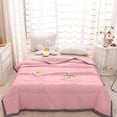 thumbnail image 1 of Apmemiss Clearance Concse Striped Summer Quilt Air-Conditioned Quilt for Student Dormitories Lightweight Quilt for Spring Or Fall Exquisite Breathable Air Conditioning Quilt, 1 of 6
