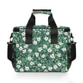 thumbnail image 7 of FORMRS Insulated Cooler Bag 24 Cans Capacity Soft Leakproof Lunch Box with Side Pockets, Small White Flowers, 7 of 7