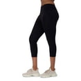 thumbnail image 2 of Reebok Women's and Women's Plus Highrise Everyday Capri Legging with 20" Inseam and Side Pockets, 2 of 4