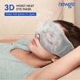 Comfheat 3D Moist Heat Eye Mask Microwave Warm Eye Compress Mask