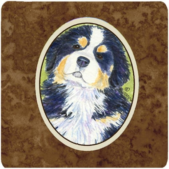 Bernese Mountain Dog Foam Coasters, Set Of 4