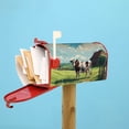 thumbnail image 4 of Lsque Prairie Pasture Cow Mailbox Cover Standard Size ,Magnetic Mailbox Covers Post Wraps Letter Box Cover -21x18 in, 4 of 9