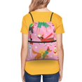 thumbnail image 4 of Pofeuu Different Dogs Christmas Print Drawstring Backpack Water Resistant String Bag Sports Sackpack Gym Sack with Side Pocket for Men Women, 4 of 6
