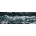 thumbnail image 3 of Phillip, Jamie 14x7 Black Modern Framed Museum Art Print Titled - Aqua Waves, 3 of 5