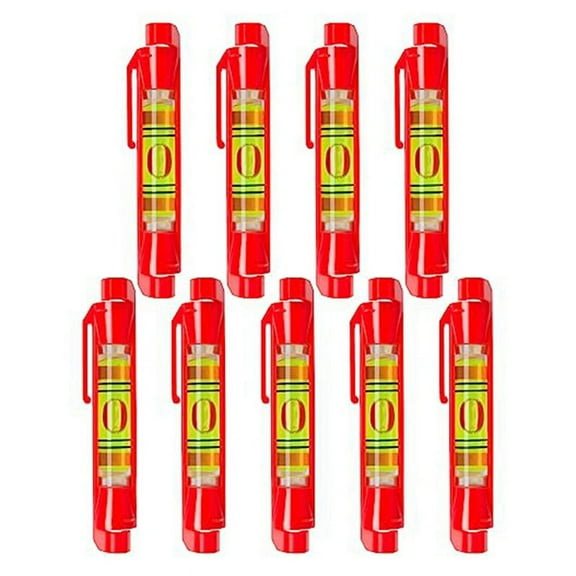 Line Level, 9Pcs String Line Leveler Tools 3 Inch, Small Pocket for Hanging Picture Wall