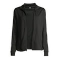 thumbnail image 6 of Athletic Works Women's Athleisure Track Jacket with Contrast Stripes, 6 of 6