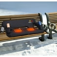 thumbnail image 4 of Heated Stadium Seat with Back Support, Oversized Bleacher Seats, Stadium Chairs with Back and Cushion, Floor Chair, Ultralight, Foldable, Thick Padding (2-Pack Heated), 4 of 6