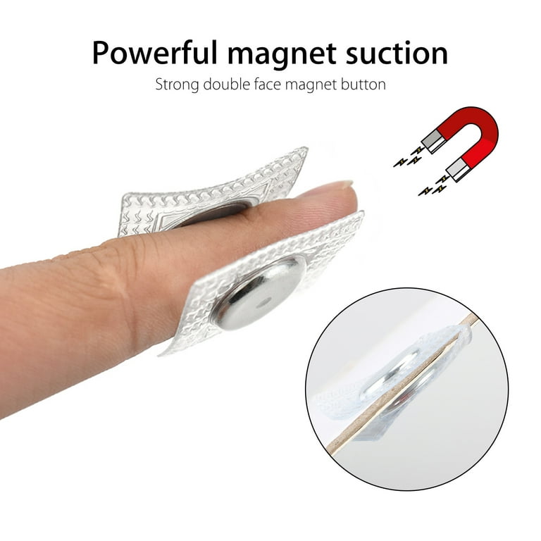 Magnetic Snap Fastener / Bag Closure (Sew In) Silver – Stitchbird