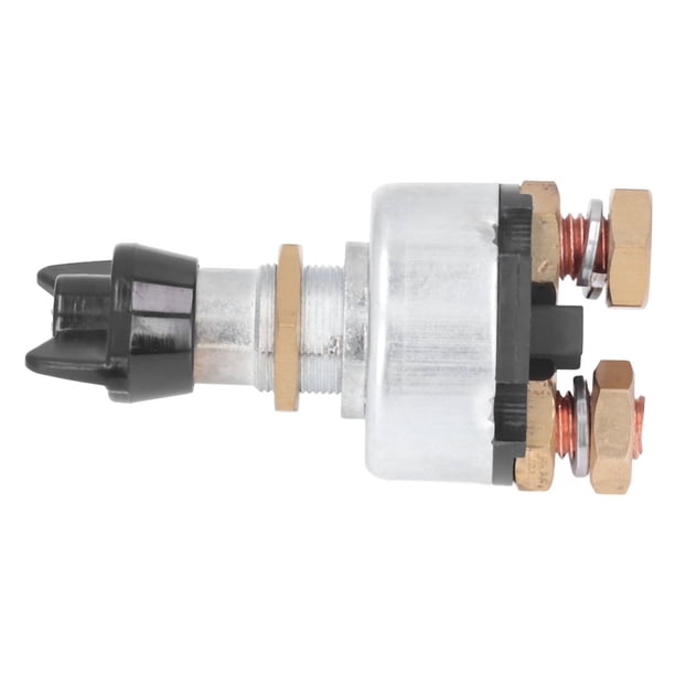 Interruptor de desconexión de batería principal aislador de corte de energía de la batería Universal resistente a la oxidación Rendimiento estable DC 12-24V Sistemas para ANGGREK Otros